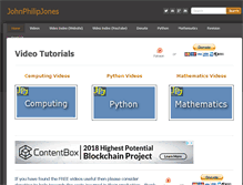 Tablet Screenshot of johnphilipjones.com